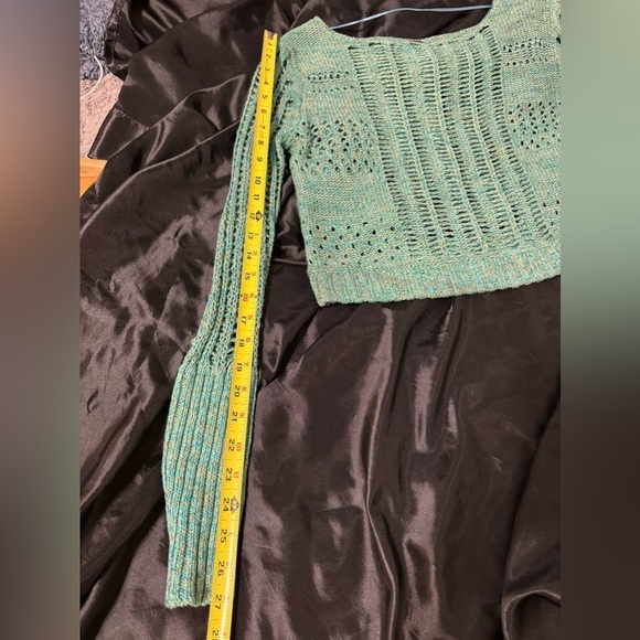 Free People Open Knit Cropped Sweater - Picture 11 of 12